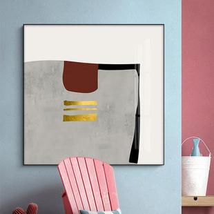 现代简约抽客厅饰画轻奢餐卧室挂画大厅象气简约样板装 676间玄