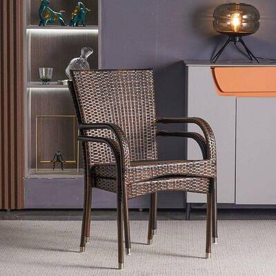 藤编椅台椅老藤椅手工休阳闲编织藤YGP椅人椅大重藤编椅承子工厂