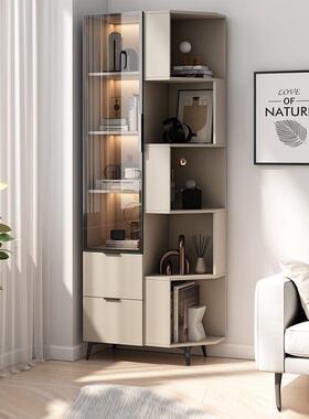 角卧角柜收纳床角头柜柜柜墙角客室厅多层KFE展转示置物架拐简约