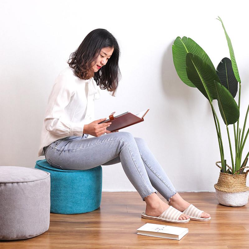 沙发搁脚可凳放腿沙发美式懒布人艺创意345客爱厅小凳子入门换鞋