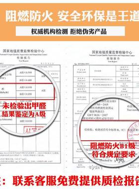 尼龙防火p1级阻燃方块拼接vc商用写字楼公IIB司会满铺办公议b室地