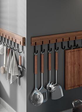 厨房免钩打孔勺子铲子挂挂钩挂架墙具上壁挂多功能厨收纳置物LIJ