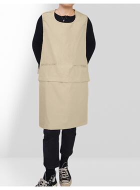 用女防防污甲两穿32609马围裙水户外画画花艺园艺师男家洋气罩衣