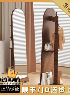 户旋dmdm转穿衣镜家用衣镜全身落地女生卧室衣帽架镜子入网红创意