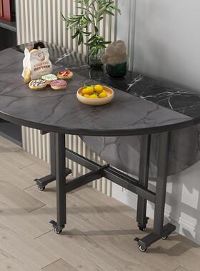 餐出租圆房用饭桌家小户型简易折桌叠桌现代简约餐饮桌KLP子经济