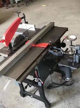 木三合一工木工台刨多功能木87452工压机200型台刨式平刨木工电锯