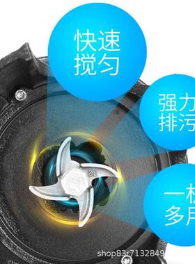 用潜水泵220V切割家式污水泵抽REZ沙浆排抽污泥化粪池抽粪泵自动