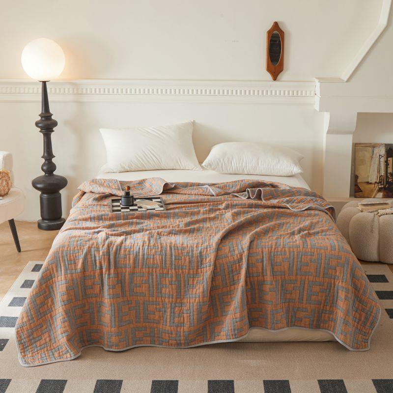 A类六层纱毛巾被EOW夏纯季薄款毯布子棉儿童午睡盖被夏凉被式日简