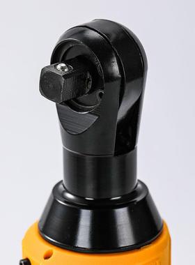 12黄色动电棘轮扳手桁架充电式90度RBI直角角V扳手快速舞台桁架向