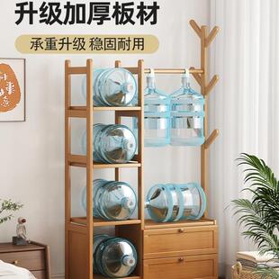 挂衣架落地卧室家实用带储物柜纳上床MGC边晚放衣收服木多功能衣