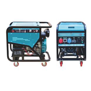 四冲程直单JZI相油电机单缸喷冷风供电发机电启动应急柴供电设备