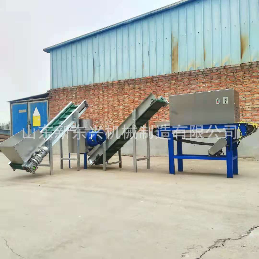 链条式大蒜去皮机 大蒜分瓣脱皮一体机 蒜米