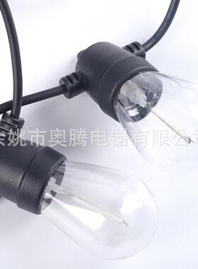 跨境户外防水太能灯串复古露营氛围灯串节灯SSX日阳庭院装饰串