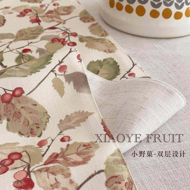 小野长方形18867盖菓巾餐桌垫加布印花棉麻厚双层茶几田园边柜桌,美容美体仪器,其它面部美容工具配件,淘宝优惠券,粉丝福利购,淘宝优惠卷