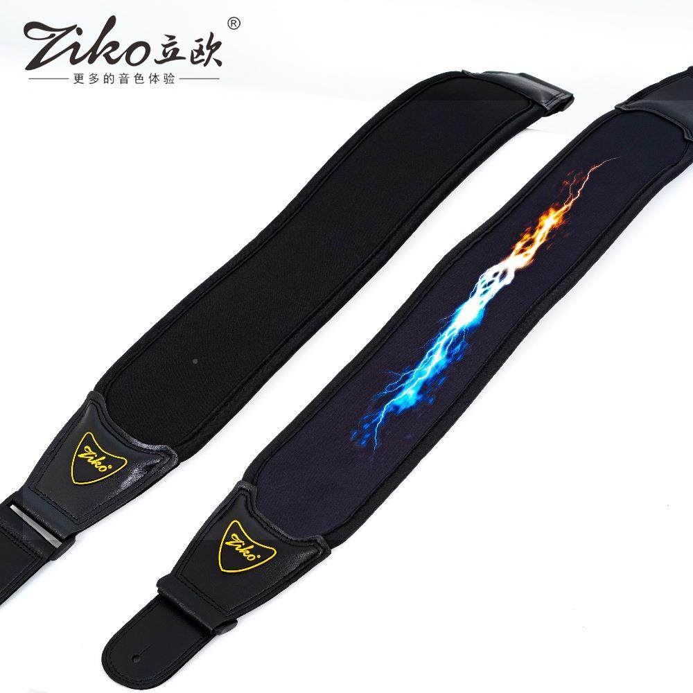 吉他背带皮民谣琴带35734质减压带吉子肩带古他典贝斯木电专用男