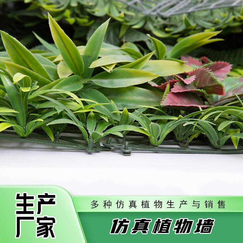 仿真植物植装饰生石楠假植物墙绿墙竹饰草坪墙面装花墙仿643真绿