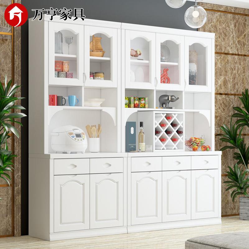 单面酒柜现代式实木餐边柜墙中组合客厅收纳储柜靠厨房物茶水693