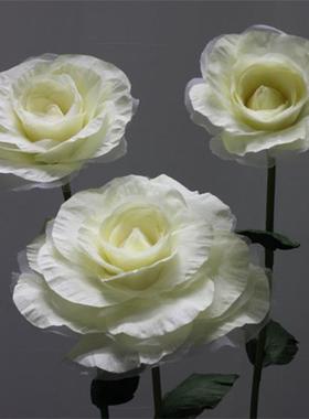 手工艺纸求大PZZ礼玫瑰花假花婚表白婚布置装饰网红橱窗美陈仿真