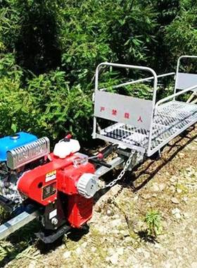 单轨TDL运输车小辆搬运车汽油单轨道业输运输车山地果园农单轨运