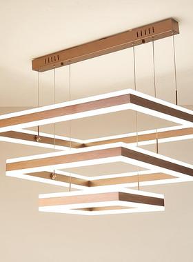 025款吸顶灯吊KMT吊灯方形客厅灯正方形后现代2简新约大气办公室