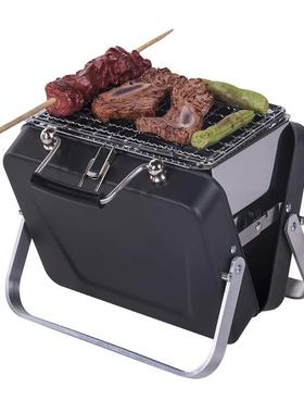 户外公折叠烧烤架家包用迷你提手式文HKY烧烤炉