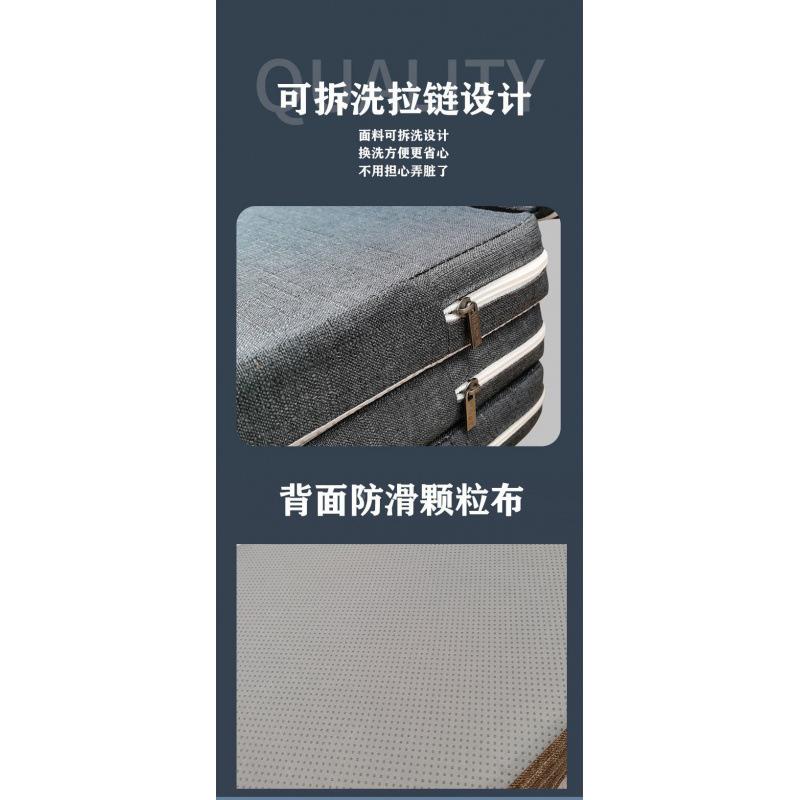 7可拆防洗加厚叠地垫午休垫榻榻米垫AOU子睡床觉打地铺家折用摔爬