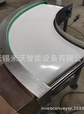 食品级白色皮带输送机 机身SUS304不锈钢材质 适用于食品日化工厂