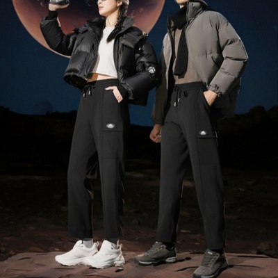 极地火神裤光感蓄热保暖锁温三防加绒加厚男女秋冬情侣款休闲