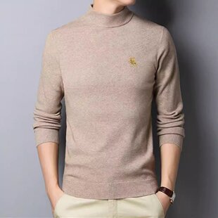 毛衣打底衫 2025秋冬新款 圆领情侣长袖