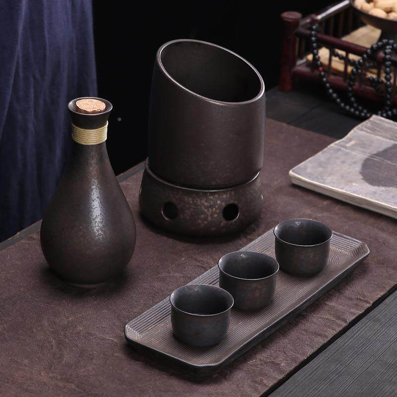 用传统酒器套装家陶瓷酒具古白酒122907杯仿分酒黄酒清酒壶酒古风