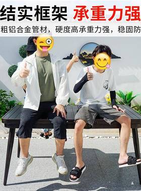 户外桌椅铝合金休闲庭露铸桌铝别墅子椅子外摆院花园台露24624-1