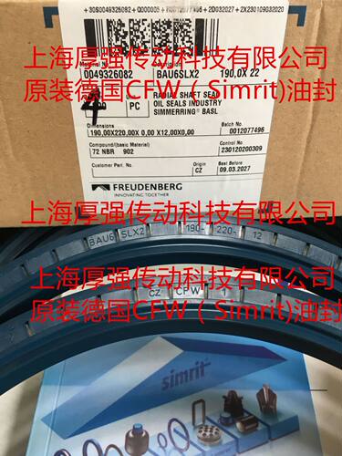 德国CFW/Simrit油封CZBAU6SLX2