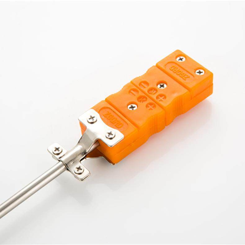 WRN-105插K头式热电偶小插黄手持热电探偶传感器液体244温度头配