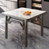 可折户叠小桌子正方形家简易吃饭桌出租房餐桌用便携四方桌摆11摊