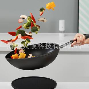 火候直柄不粘锅炒锅汤锅奶锅玻璃锅盖不粘涂层涂层锅