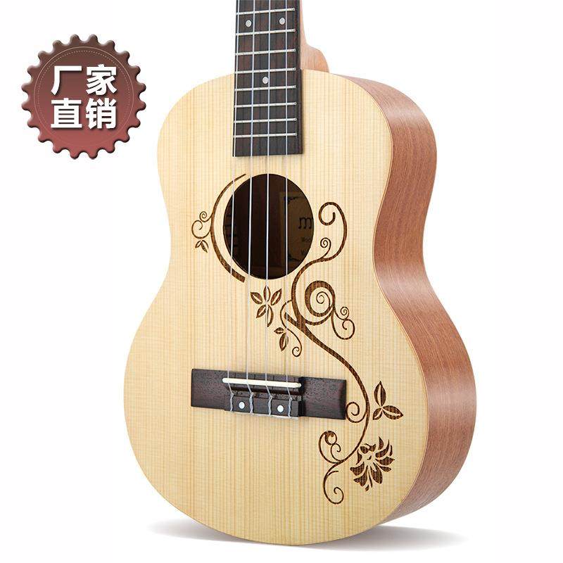 26寸云杉藤蔓花尤克里里ukulele乌克丽丽四弦琴小吉他,纺织面料/辅料/配套,纺织机械配件,淘宝优惠券,粉丝福利购,淘宝优惠卷