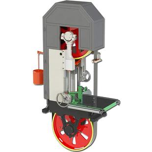 大型木工带锯机锯条全自动跑车圆木开料机立式卧式数控锯木开板机