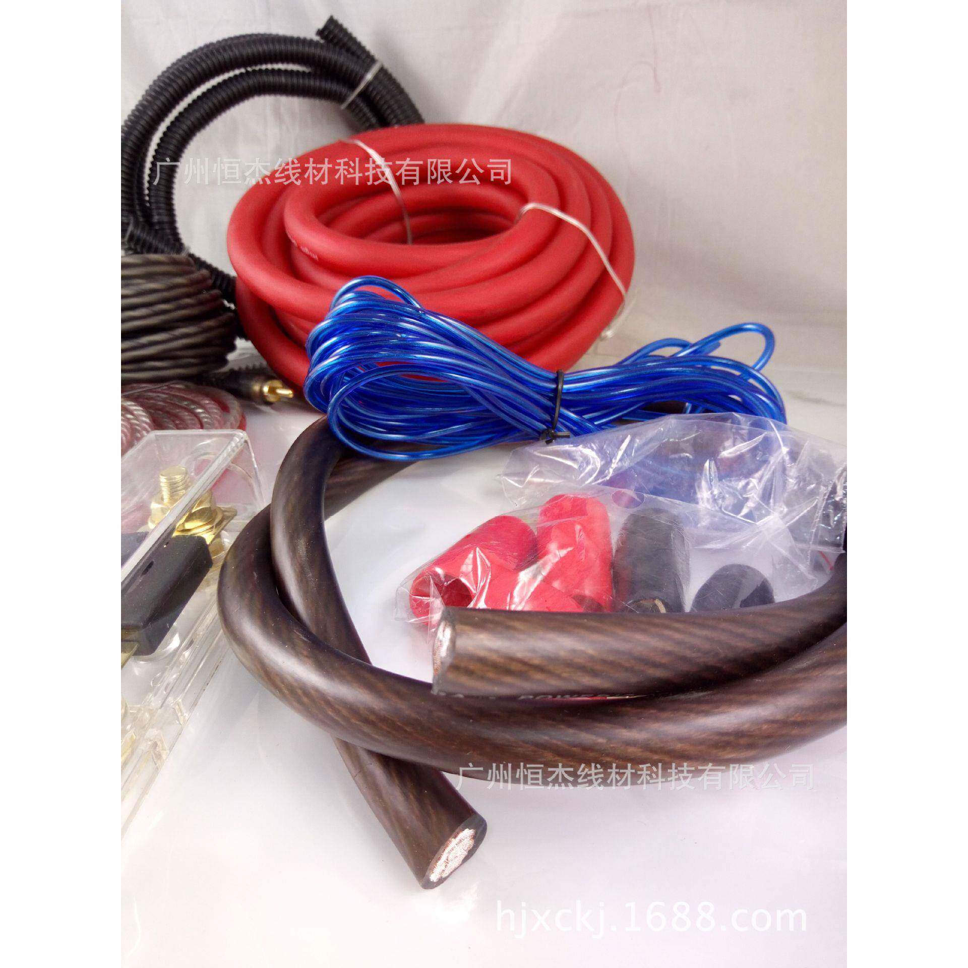 0GA汽车功放低音炮套线套装线材功放音响套线改装音频线电源线