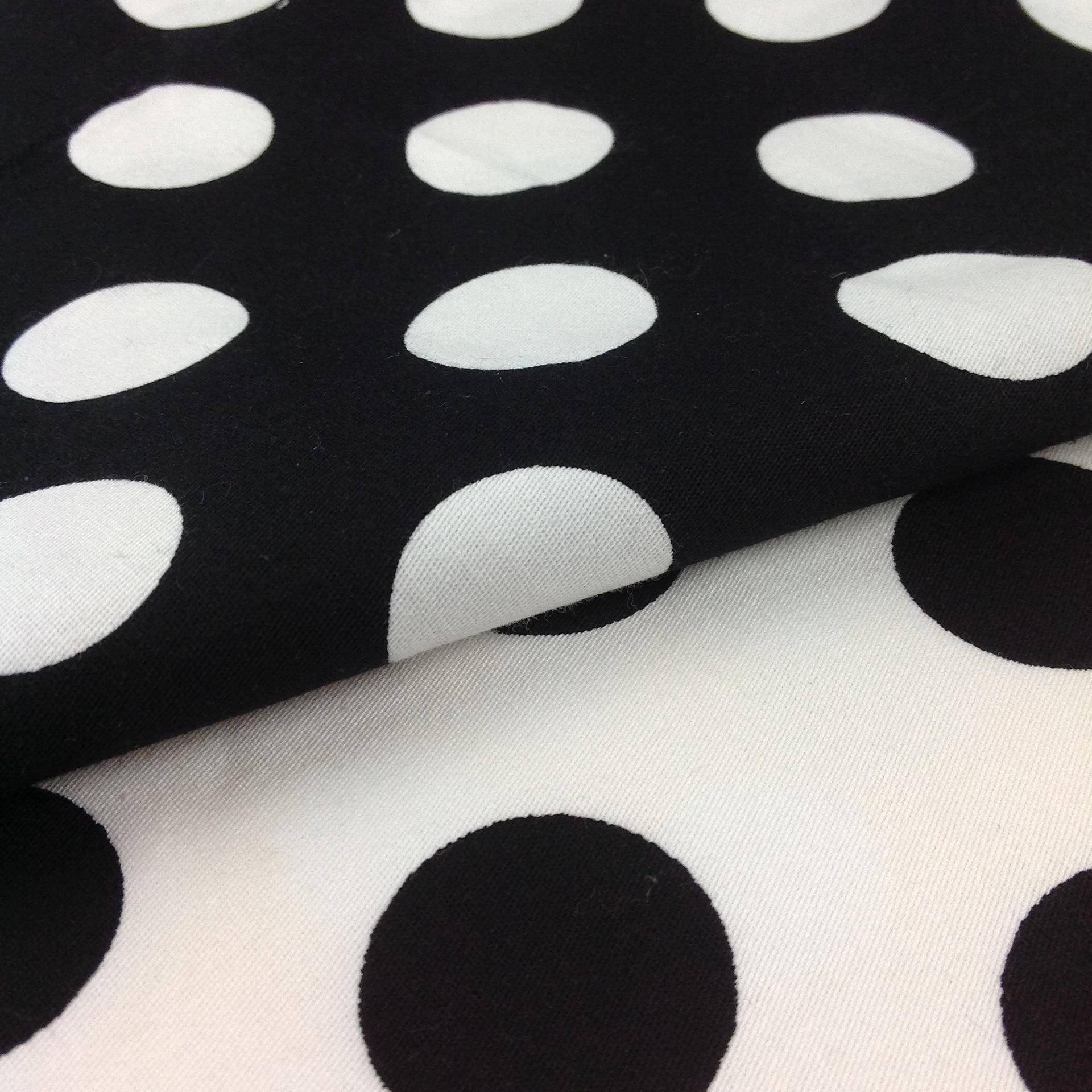 厂家直销点棉24弹力大波印花布细斜纯性13356活印花面料