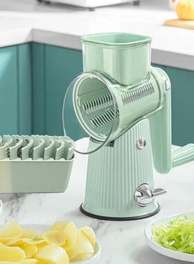 多功能风切菜神器家用厨擦房滚丝筒刨丝器丝切丝器土豆无品牌/切