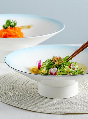 陶瓷具餐冷盘VGK菜大号高脚凉菜盘酒店明盘档创意菜意境餐厅盘子