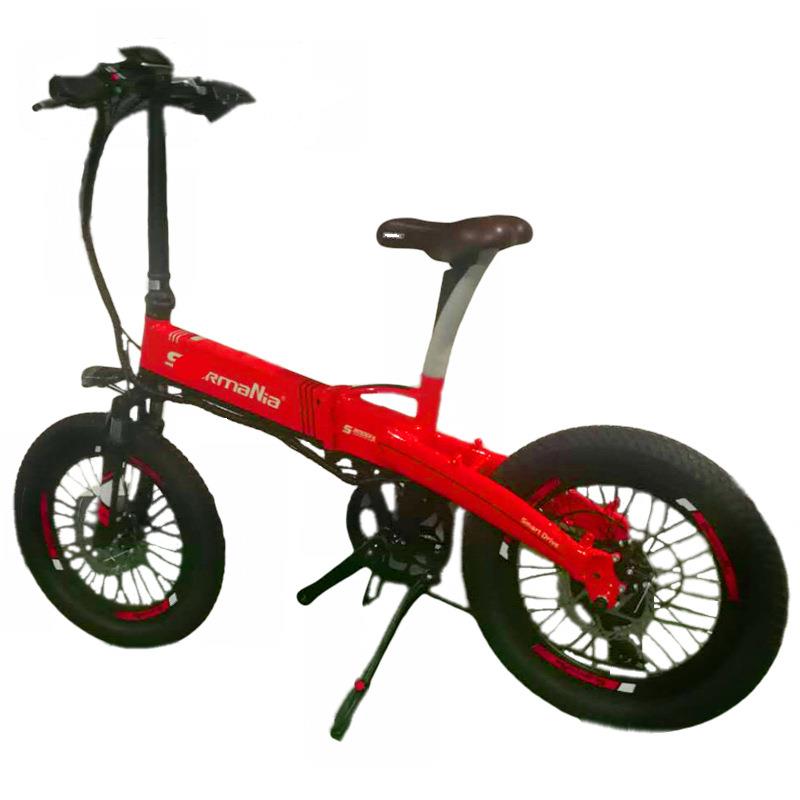 20折自行车寸雪地山电1动助力叠地越野