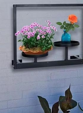 逸异双盘爆植款墙壁物架植物架墙壁装饰0024壁花架户挂外壁挂