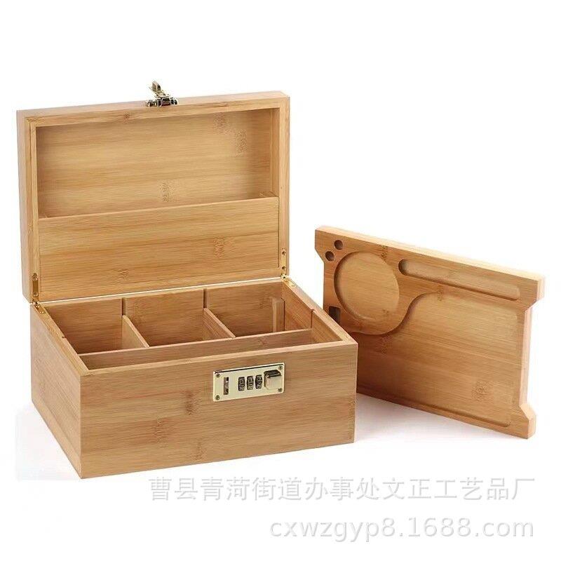 木储物木盒收纳木制竹盒长方形雪茄卷烟烟盒竹定制卧室香收纳盒木