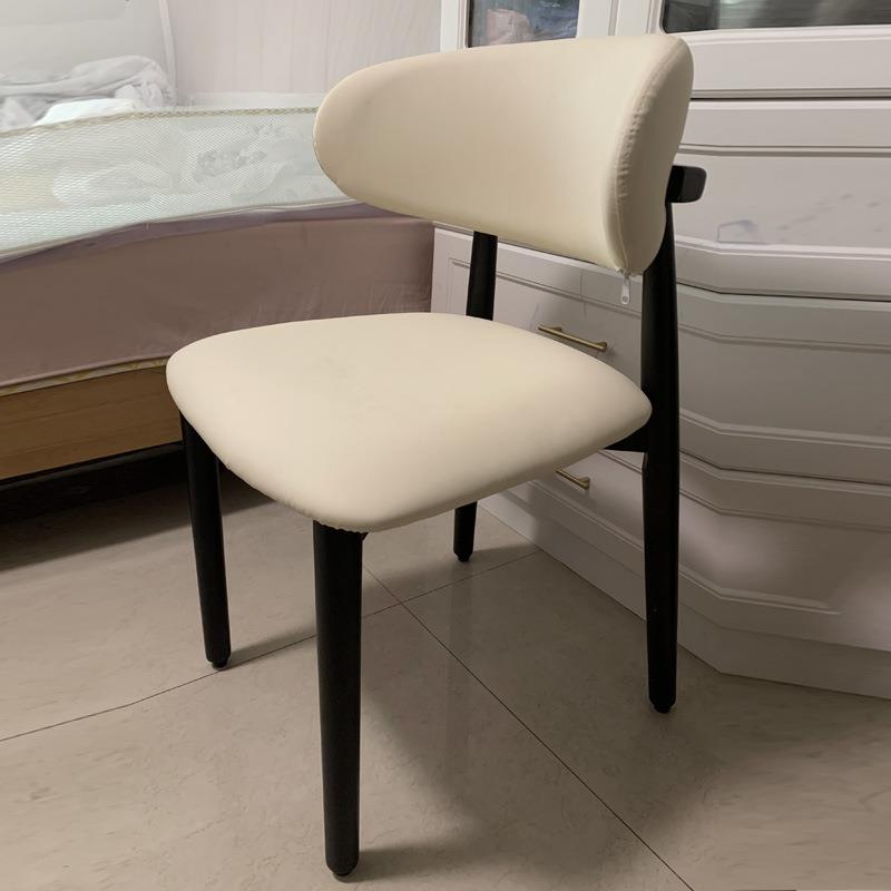 OY-003实木餐OY-0034椅北中古风餐桌椅子欧约靠背简牛4角椅意式极