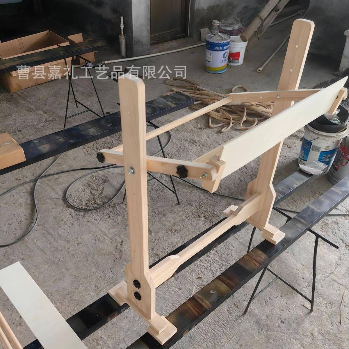 大号立式十字绣架子木质十字绣花架多功能可调节绣花架直发