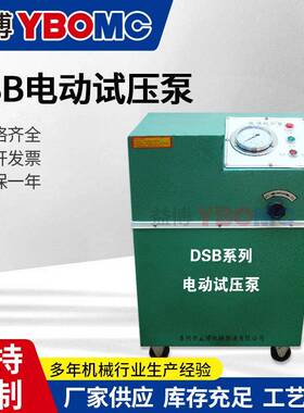 电动试压泵DSB-2.5-4.0-6.3-10-16-25-40Mpa箱式管道试压泵打压机