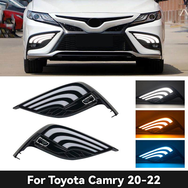 适用于2021款凯美瑞日行灯八代camry2021日间行车灯led改装雾灯