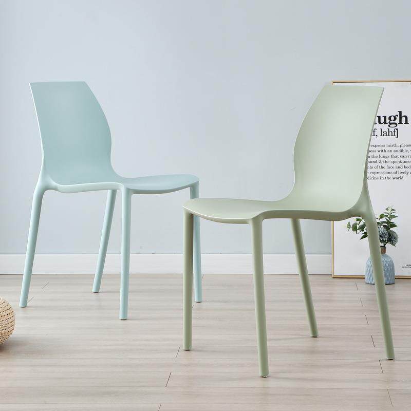 北欧现代塑料餐椅简约家用靠背凳子书桌椅网红奶茶店北欧化妆椅子
