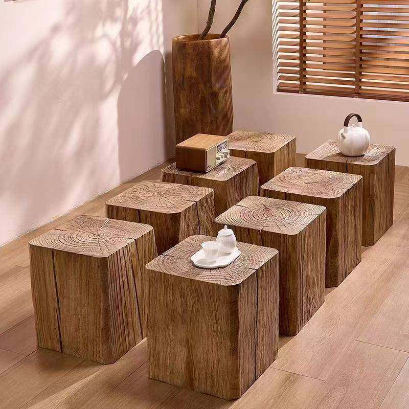 民宿木墩子复古实木玄关桌客厅组合茶几木桩花架酒店树桩底座,纺织面料/辅料/配套,纺织机械配件,淘宝优惠券,粉丝福利购,淘宝优惠卷